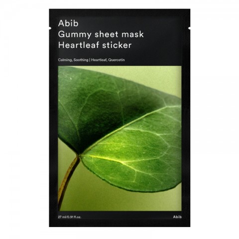 ABIB Gummy Sheet Mask Heartleaf Sticker 27 mlIVET.EU - Εκπτώσεις έως -80%