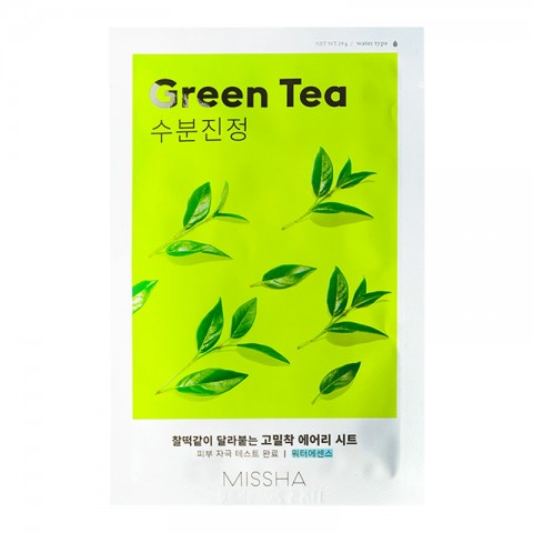 MISSHA Airy Fit Sheet Mask GREEN TEA 1 τεμIVET.EU - Εκπτώσεις έως -80%
