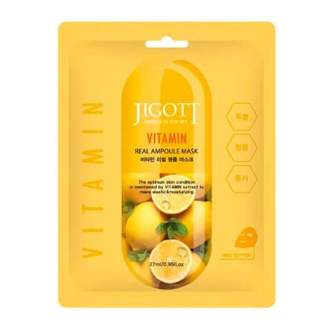Jigott Vitamin Real Ampoule Mask 27 mlIVET.EU - Εκπτώσεις έως -80%