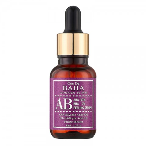 COS DE BAHA AHA 30% BHA 2% Peeling Serum (AB) 30 mlIVET.EU - Εκπτώσεις έως -80%
