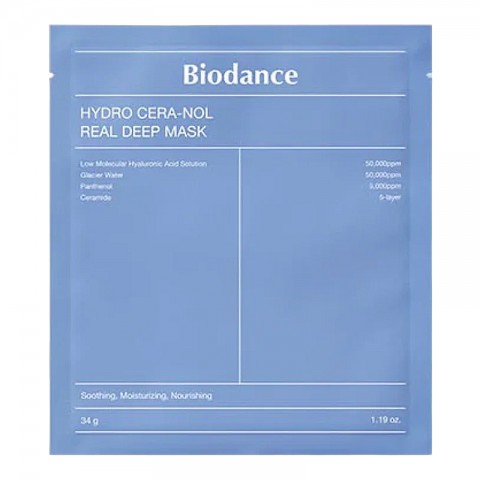 BIODANCE Hydro Cera-Nol Real Deep Sheet Mask 1 pcsIVET.EU - Εκπτώσεις έως -80%