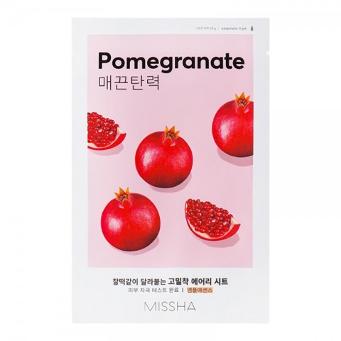 MISSHA Airy Fit Sheet Mask Pomegranate 1 τεμIVET.EU - Εκπτώσεις έως -80%