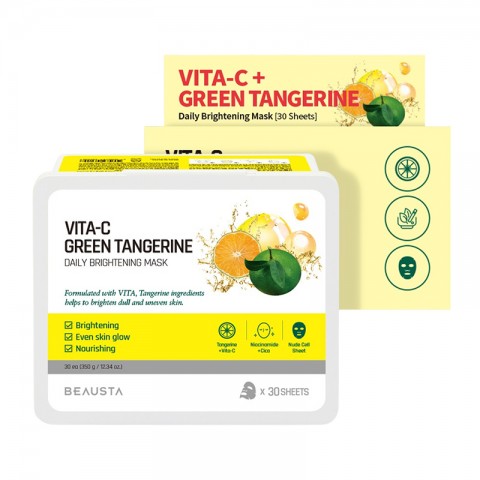 BEAUSTA Cicarecipe Green Tangerine Daily Vita Mask σετ 30 τεμαχίωνIVET.EU - Εκπτώσεις έως -80%