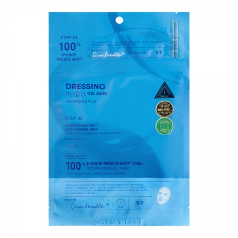 VT COSMETICS HYDROP REEDLE SHOT 100hL 2STEP HYDROGEL MASK 1 τεμIVET.EU - Εκπτώσεις έως -80%