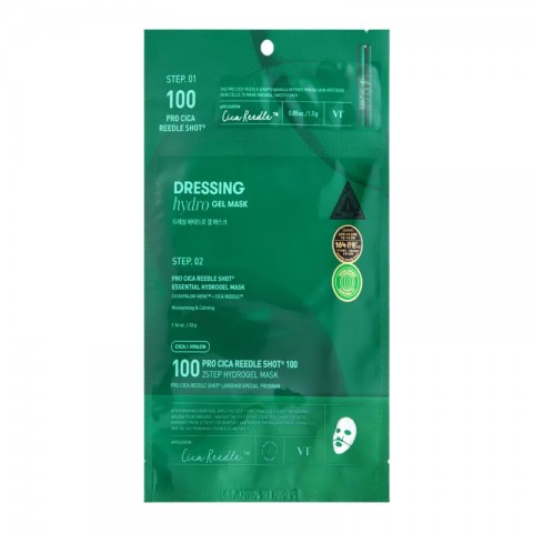 VT COSMETICS PRO CICA REEDLE SHOT 100 2STEP HYDROGEL MASK 1 pcsIVET.EU - Εκπτώσεις έως -80%