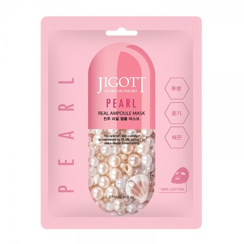 Jigott Pearl Real Ampoule Mask 27 mlIVET.EU - Εκπτώσεις έως -80%