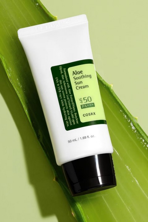 COSRX Aloe Soothing Sun Cream SPF50+ PA+++ 50 mlIVET.EU - Εκπτώσεις έως -80%