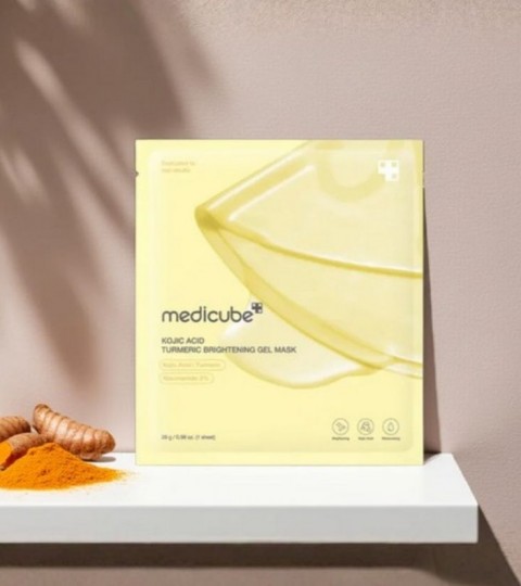 MEDICUBE Kojic Acid Turmeric Brightening y Gel Mask 1 pcsIVET.EU - Εκπτώσεις έως -80%