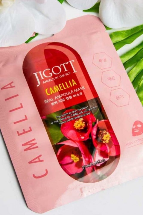 Jigott Camellia Real Ampoule Mask 27 mlIVET.EU - Εκπτώσεις έως -80%