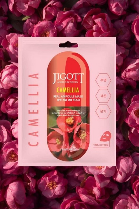 Jigott Camellia Real Ampoule Mask 27 mlIVET.EU - Εκπτώσεις έως -80%