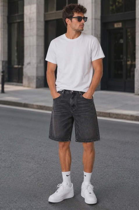 Ανδρική τζιν βερμούδα GRYSON, Χρώμα: denim, IVET.EU - Εκπτώσεις έως -80%
