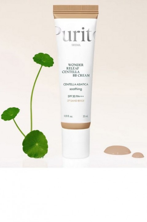 PURITO Seoul Wonder Releaf Centella BB Cream №27 Sand Beige 30 mlIVET.EU - Εκπτώσεις έως -80%
