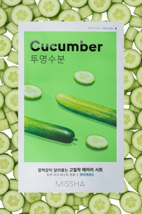 MISSHA Airy Fit Sheet Mask Cucumber 1 τεμIVET.EU - Εκπτώσεις έως -80%