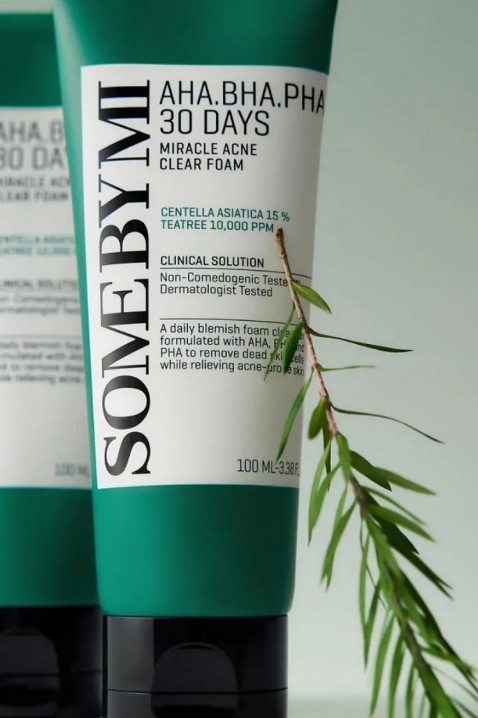 SomeByMi AHA-BHA-PHA 30 Days Miracle Acne Clear Foam 100mlIVET.EU - Εκπτώσεις έως -80%