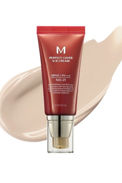 Missha M Perfect Cover BB Cream EX №21 SPF42 PA+++ 50 mlIVET.EU - Εκπτώσεις έως -80%