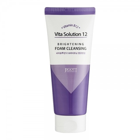 Jigott Vita Solution 12 Brightening Foam Cleansing 180 mlIVET.EU - Εκπτώσεις έως -80%