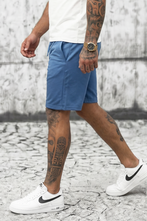 Ανδρικό σορτσάκι JERBO BLUE, Χρώμα: μπλε, IVET.EU - Εκπτώσεις έως -80%