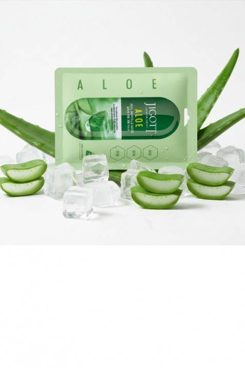 Jigott Aloe Real Ampoule Mask 27 mlIVET.EU - Εκπτώσεις έως -80%
