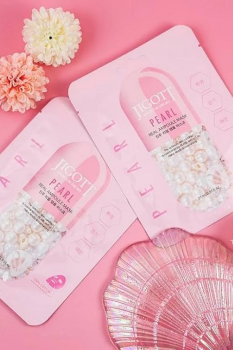 Jigott Pearl Real Ampoule Mask 27 mlIVET.EU - Εκπτώσεις έως -80%