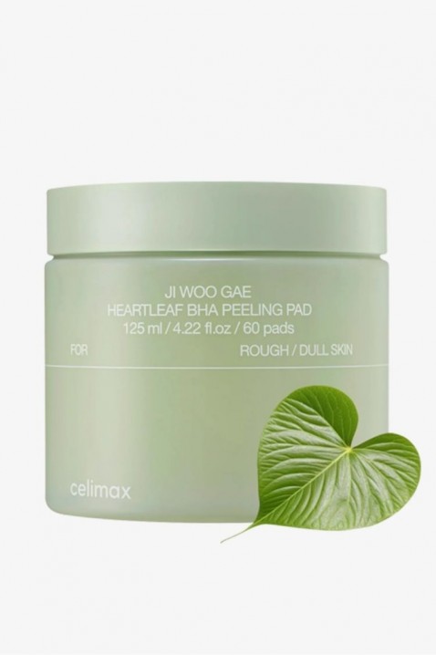 CELIMAX Ji Woo Gae Heartleaf BHA Peeling Pad 125 ml 60 pcsIVET.EU - Εκπτώσεις έως -80%