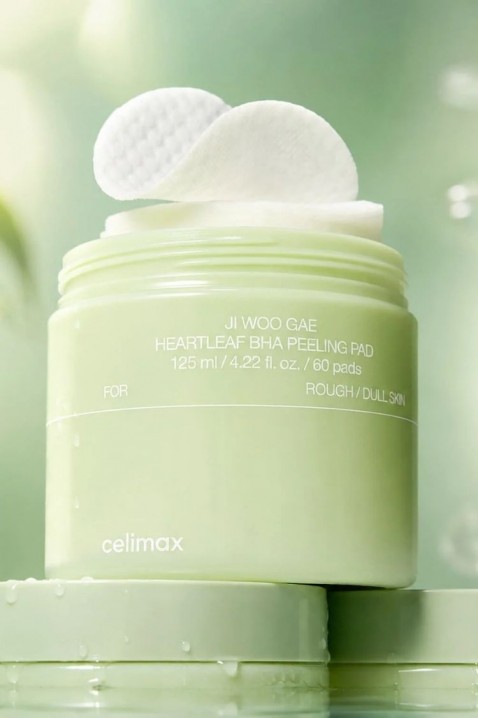 CELIMAX Ji Woo Gae Heartleaf BHA Peeling Pad 125 ml 60 pcsIVET.EU - Εκπτώσεις έως -80%