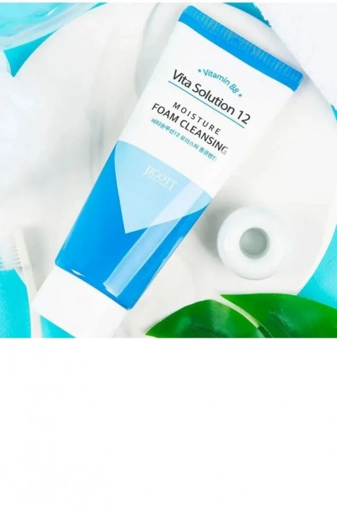 Jigott Vita Solution 12 Moisture Foam Cleansing 180 mlIVET.EU - Εκπτώσεις έως -80%