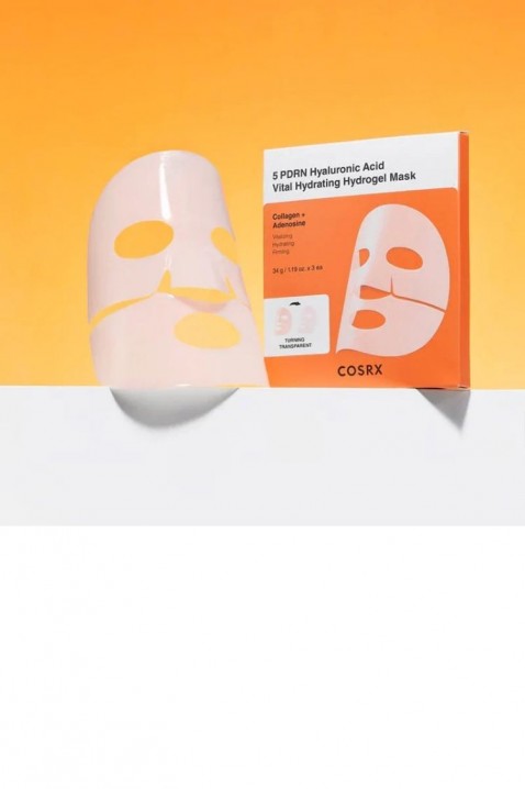 COSRX 5 PDRN Hyaluronic Acid Vital Hydrating Hydrogel Masks 34g * 3 pcsIVET.EU - Εκπτώσεις έως -80%