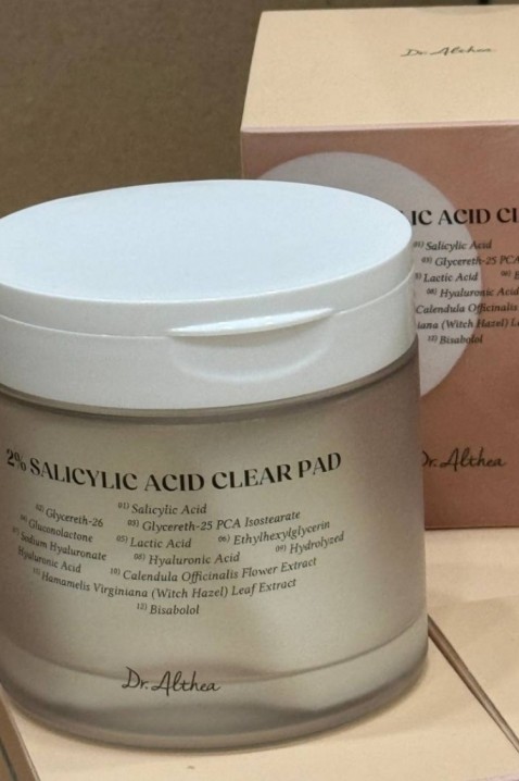 DR. ALTHEA 2% Salicylic Acid Clear Pad 60 pcsIVET.EU - Εκπτώσεις έως -80%