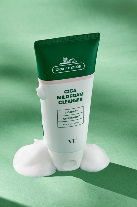 VT COSMETICS Cica Mild Foam Cleanser 300 mlIVET.EU - Εκπτώσεις έως -80%