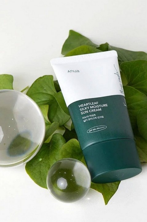 ANUA Heartleaf Silky Moisture Sun Cream SPF50+ PA++++ 50 mlIVET.EU - Εκπτώσεις έως -80%