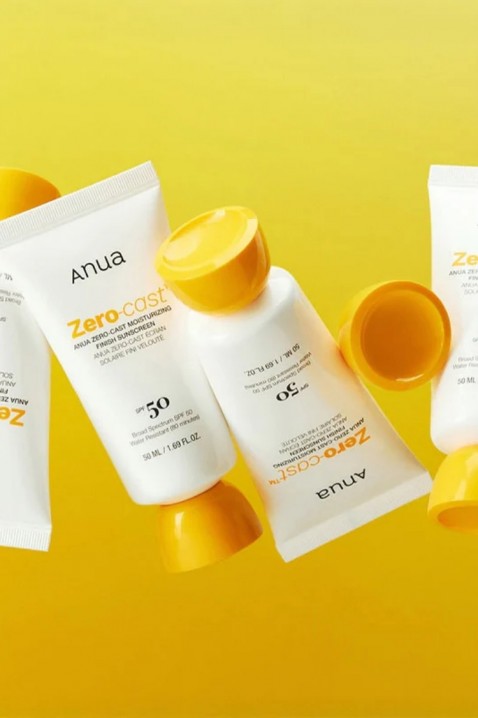 ANUA Zero-Cast Moisturizing Finish Sunscreen 50 mlIVET.EU - Εκπτώσεις έως -80%