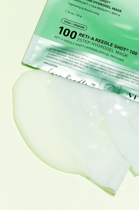 VT COSMETICS RETI-A REEDLE SHOT 100 2STEP HYDROGEL MASK 1,5 g + 33 gIVET.EU - Εκπτώσεις έως -80%