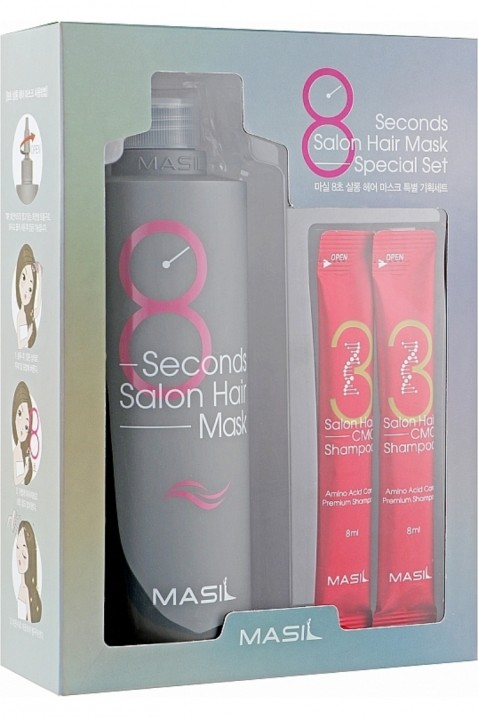 8 Seconds Salon Hair Mask 350 ml Special SetIVET.EU - Εκπτώσεις έως -80%