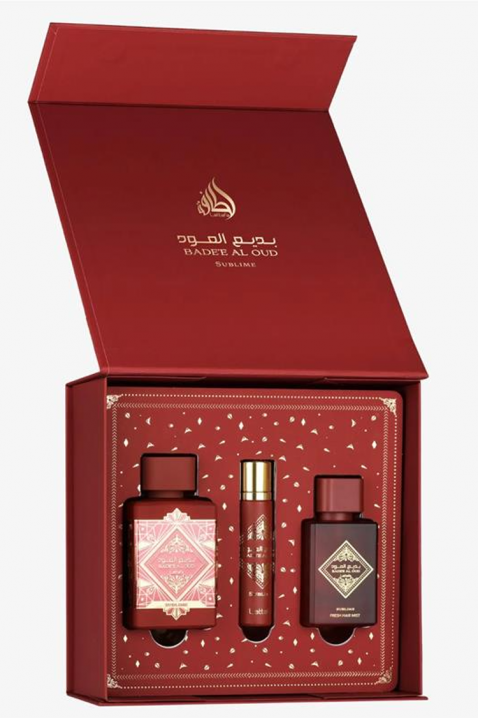 Unisex αραβικό σετ Lattafa Bade`e Al Oud Sublime EDP 100 ml + 12 ml EDP + Hair Mist 50 mlIVET.EU - Εκπτώσεις έως -80%
