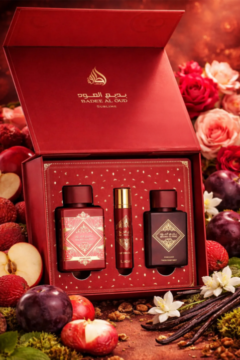 Unisex αραβικό σετ Lattafa Bade`e Al Oud Sublime EDP 100 ml + 12 ml EDP + Hair Mist 50 mlIVET.EU - Εκπτώσεις έως -80%