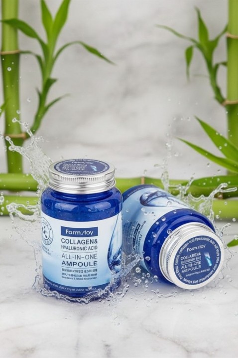 FarmStay Collagen & Hyaluronic Acid All-In-One Ampoule 250 mlIVET.EU - Εκπτώσεις έως -80%