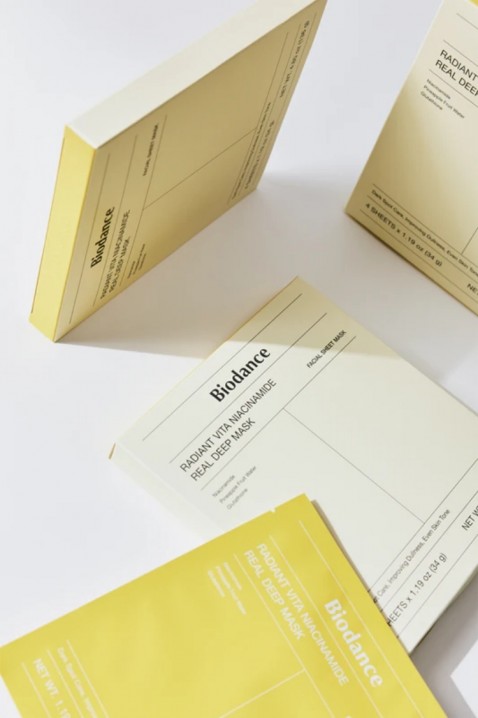 BIODANCE Radiant Vita Niacinamide Real Deep Mask 1 pcIVET.EU - Εκπτώσεις έως -80%