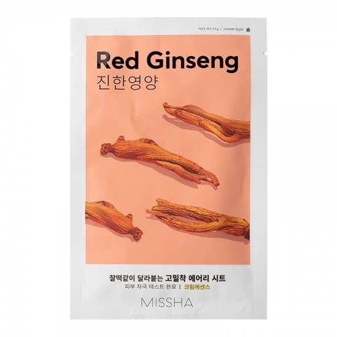 MISSHA Airy Fit Sheet Mask Red Ginseng 1 pcIVET.EU - Εκπτώσεις έως -80%