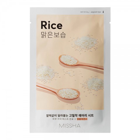 MISSHA Airy Fit Sheet Mask Rice 1 pcIVET.EU - Εκπτώσεις έως -80%
