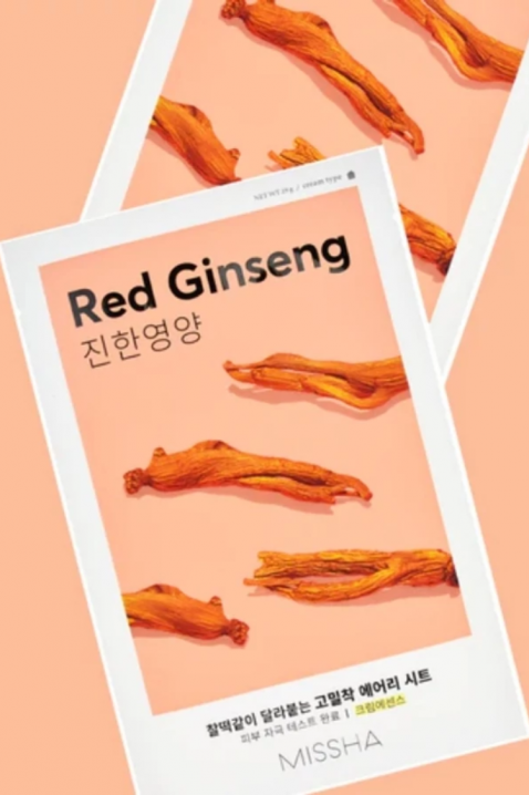 MISSHA Airy Fit Sheet Mask Red Ginseng 1 pcIVET.EU - Εκπτώσεις έως -80%
