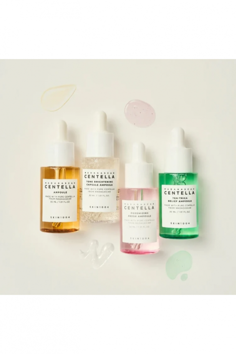 SKIN1004 Madagascar Centella Ampoule Kit 4 pcs*30 mlIVET.EU - Εκπτώσεις έως -80%