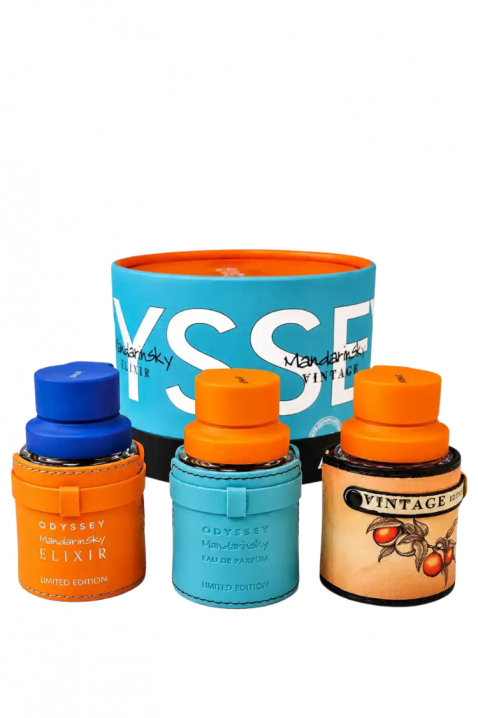 Unisex αραβικό σετ Armaf Odyssey Collection 3x Edp 30ml: Mandarin Sky, Mandarin Sky Elixir, Mandarin Sky VintageIVET.EU - Εκπτώσεις έως -80%