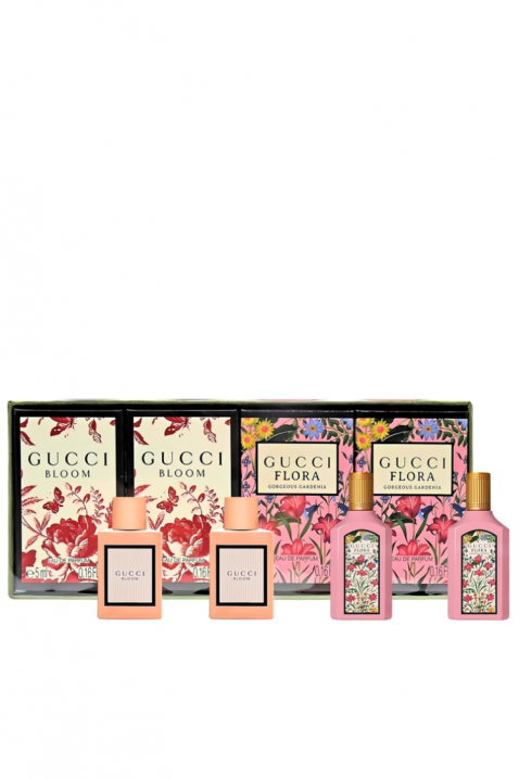 Gucci Miniatures Women's Set: Bloom Edp 2x5ml + Flora 2x5ml