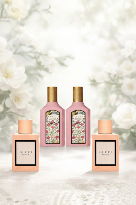Gucci Miniatures Women's Set: Bloom Edp 2x5ml + Flora 2x5ml