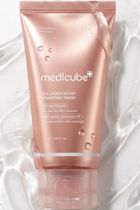 MEDICUBE Collagen Night Wrapping Mask 75 mlIVET.EU - Εκπτώσεις έως -80%