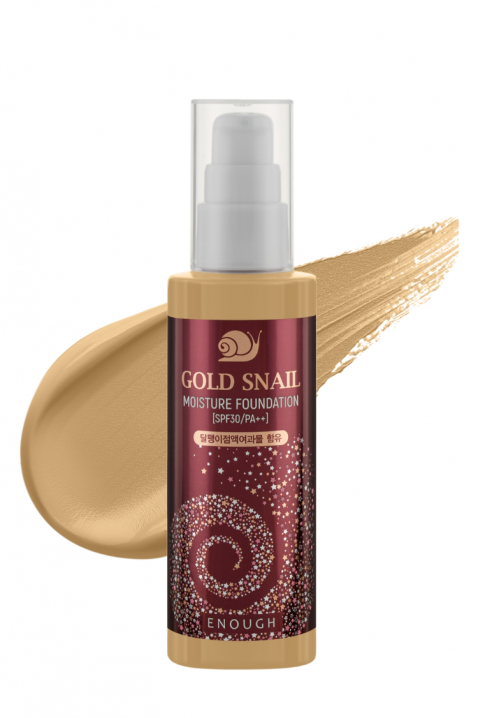 Enough Gold Snail Moisture Foundation SPF30 PA++ (13), 100 mlIVET.EU - Εκπτώσεις έως -80%