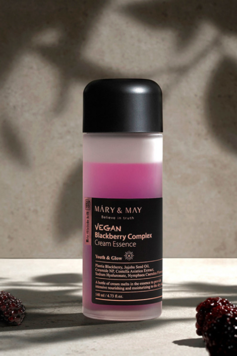 Mary&May Vegan Blackberry Complex Cream Essence, 140 mlIVET.EU - Εκπτώσεις έως -80%