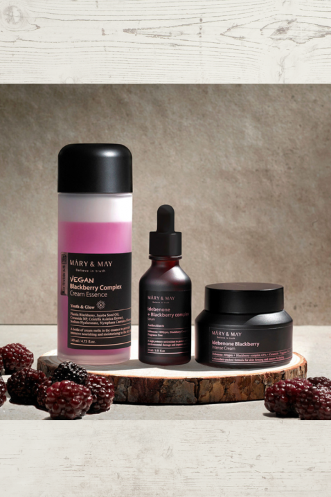 Mary&May Vegan Blackberry Complex Cream Essence, 140 mlIVET.EU - Εκπτώσεις έως -80%
