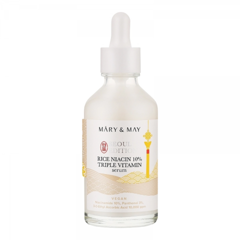 Mary&May Rice Niacin 10% Triple Vitamin Serum Brightening Serum, 80 mlIVET.EU - Εκπτώσεις έως -80%