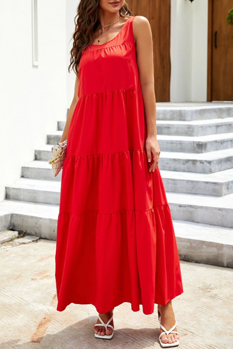 Pensive Surname Mentor Φόρεμα SALBERTA RED, ΤΙΜΗ € 20.86, Χρώμα: κόκκινο | IVET.EU - σελίδα για  γυναικεία, αντρικά ρούχα και αξεσουάρ